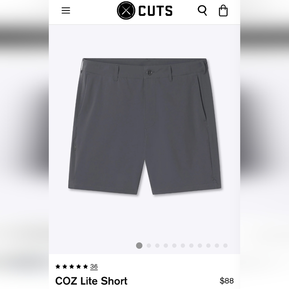 Cuts Coz Shorts XS 7 inch Inseam